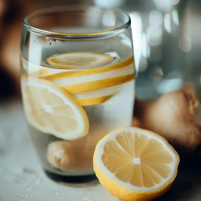 Νερό με λεμόνι και τζίντζερ: μια συνταγή για υγεία και γεύση